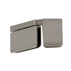 FHC Patriot 135 Degree Glass-to-Glass Hinge Right for 3/8" Glass - Brushed Nickel 