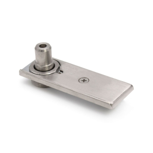 FHC Adjustable Floor Pivot For N.American/Euro Patch Fittings - Brushed Stainless Steel