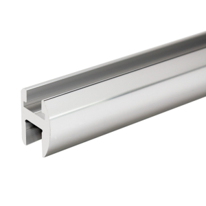 FHC Extrusion for Premium Shower Door Header 144" Long - Polished Chrome