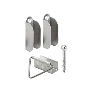 FHC 4 Top - 2 Bottom Hangers And Latches With Screws - Mill Finish (1 Set)