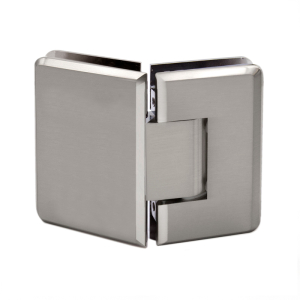 FHC Preston Series 135 Degree Adjustable Glass-to-Glass Hinge for 3/8" to 1/2" Glass 