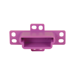 FHC Drawer Track Backplate - 1-1/4" Opening - Plastic - Purple (2 Pack)