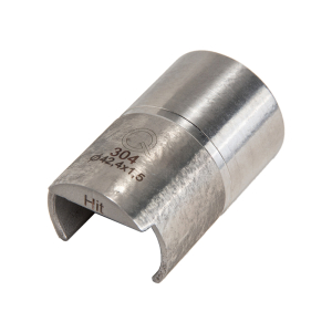 FHC Top Rail Connector Sleeve - Brushed Stainless