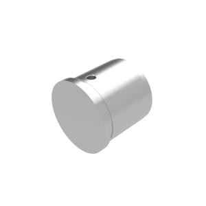FHC Top Rail Fitting - 1.66" Diameter End Cap - Brushed Stainless