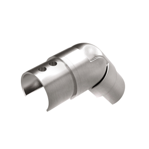 FHC Top Rail Fitting - 1.9" Diameter Adjustable Down Elbow - Brushed Stainless
