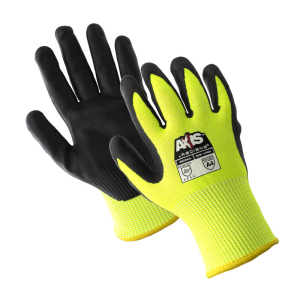 FHC Large A4 Cut Resistant Hi-Vis Glove - Nitrile Palm