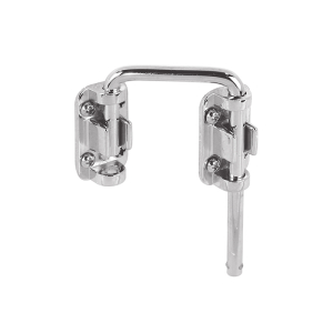 FHC Sliding Door Loop Lock - 1-7/16" - Diecast Construction - Nickel Plated (Single Pack)