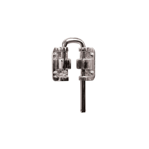 FHC Sliding Door Loop Lock 1-1/8" - Nickel Plated 
