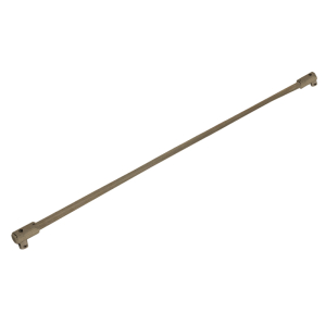 FHC Support Bar 39" Long Fixed Panel Glass-to-Glass for 3/8" to 1/2" Glass - Brushed Bronze 