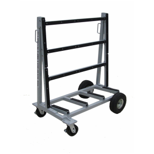 FHC Single Sided Shop Glass Cart - 2000-Lbs Capacity