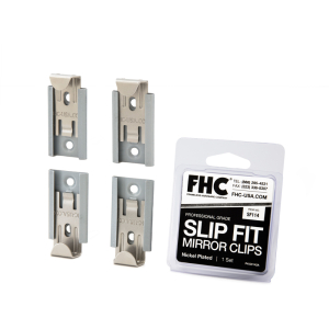 FHC Slip Fit Mirror Clip Set - Nickel Plated