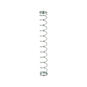 FHC Compression Spring - Spring Steel Construction - Nickel-Plated Finish - 0.020 Ga x 7/32" x 1-3/4" - (4-Pack)