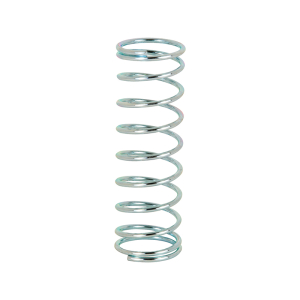 FHC Compression Spring - Spring Steel Construction - Nickel-Plated Finish - 0.041 Ga x 1/2" x 1-1/2" - (2 Pack)