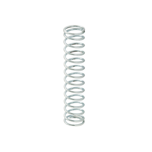FHC Compression Spring - Spring Steel Construction - Nickel-Plated Finish - 0.025 Ga x 9/32" x 1-3/8" - (4-Pack)