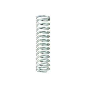 FHC Compression Spring - Spring Steel Construction - Nickel-Plated Finish - 0.041 Ga x 5/16" x 1-1/4" - (4-Pack)