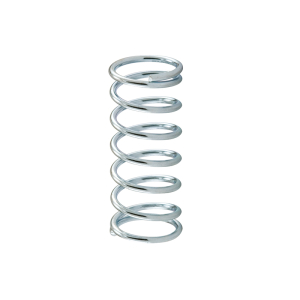 FHC Compression Spring - Spring Steel Construction - Nickel-Plated Finish - 0.041 Ga x 7/16" x 1-1/8" - (4-Pack)