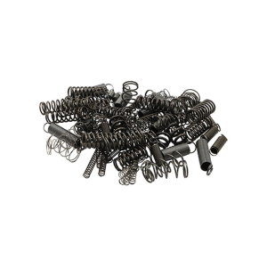FHC Spring Assortment - Spring Steel Construction - Nickel-Plated Finish - 20 Extension Springs - 64 Compression Springs - (1-Pack)