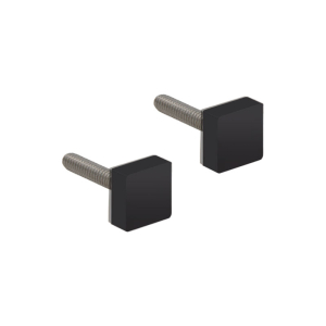 FHC Square Washer/Stud Replacement Set for Handles M6-1.0 Thread - Matte Black 