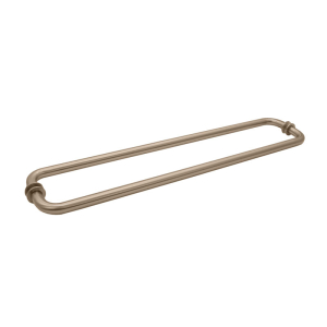 FHC 18" X 18" Back-to-Back Towel Bar with Washer - Brushed Bronze