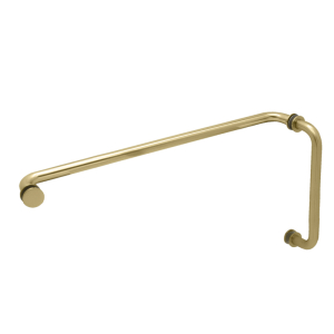 FHC 8" Pull 24" Towel Bar Combo with Metal Washers - Satin Brass