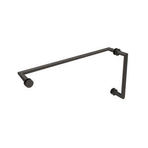 FHC 8" x 18" Mitered Pull/Towel Bar Combo - Oil Rubbed Bronze