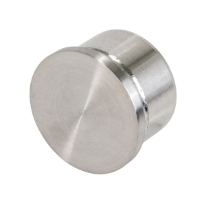 FHC Hand Rail Fitting 1.5" Diameter End Cap - Brushed Stainless 304