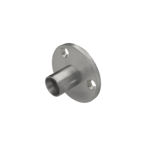 FHC Handrail Fitting - 1.5" Diameter Wall Mount Flange - Brushed Stainless