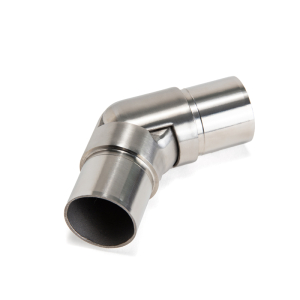 FHC Hand Rail Fitting 1.5" Diameter Adjustable Elbow 0-70 Degree - Brushed Stainless 304