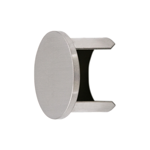 FHC HD Handrail End Caps - 1-1/2" Diameter, .120" Wall - Brushed Stainless