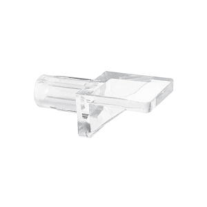 FHC 1/4" Clear Plastic 5 Lbs. Shelf Peg (8 Pack)