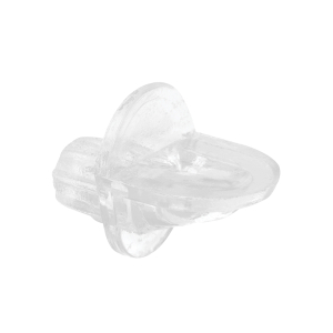 FHC 1/4" Clear Plastic 5 Lbs. Shelf Peg (8-Pack)