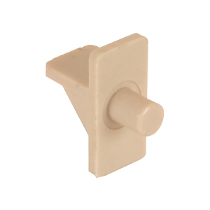FHC 1/4" Almond Plastic 5 Lb. Shelf Support Peg (8 Pack)