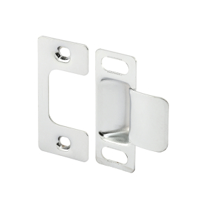 FHC Two Piece Adjustable Door Strike - Chrome Plated (Single Pack)
