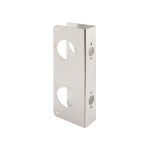 FHC Lock And Door Reinforcer - Reinforce And Repair Doors - 5-1/2 In - 2-3/8" x 1-3/4 In - Stainless Steel (Single Pack)