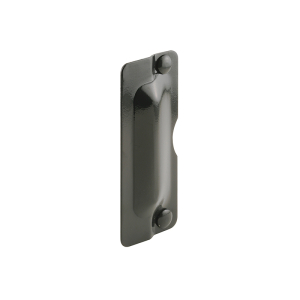 FHC Latch Guard Plate Cover - Protect Against Forced Entry - Easy To Install On Out-Swinging Doors - Bronze (Single Pack)