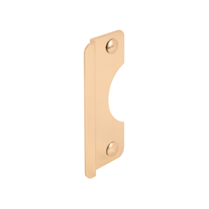 FHC Brass Plated Steel Out-Swinging Latch Guard Plate (Singlepack)
