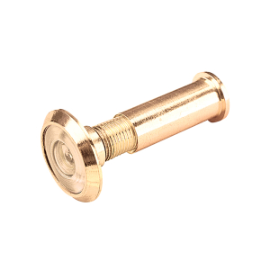FHC 1/2" Bore 180-Degree Solid Brass - Bright Brass Finish - Door Viewer (Single Pack)