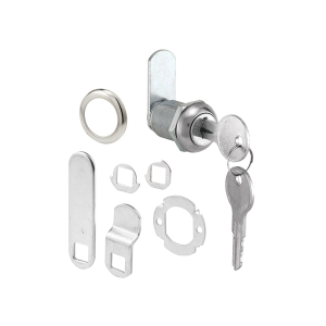 FHC (Keyed Different) Drawer And Cabinet Lock - 7/8” - Diecast Stainless Steel - Fits On 9/16” Max Panel Thickness (1 Kit)