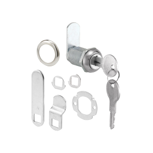 FHC (Keyed Different) Drawer And Cabinet Lock - 1 1/8” - Diecast Stainless Steel - Fits On 13/16” Max Panel Thickness