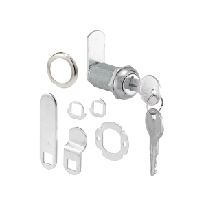 FHC (Keyed Different) Drawer And Cabinet Lock - 1-3/8” - Diecast Stainless Steel - Fits On 1” Max Panel Thickness (1 Kit)