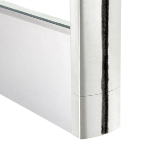 FHC Vertical Door Stile Kit for 1/2" and 9/16" Glass - 119-3/4" Length