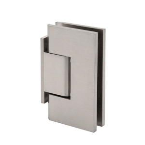 FHC Venice Square 5 Degree Positive Close Offset Short Back Plate Wall Mount Hinge - Brushed Nickel