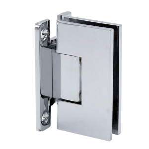 FHC Venice H Back Plate Wall Mount Hinge for 3/8" to 1/2" Glass  