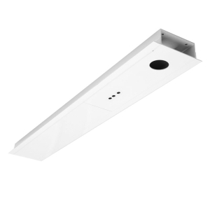 FHC Hat Channel for Single Door Closer - 4" x 36" - White 