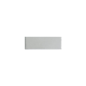 FHC End Cap for WS2 Series Shallow 1/2" Wide U-Channel - Polished Stainless 