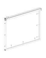 FHC Wood End Showcase - Bullnose Front Frame 