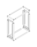 FHC Avalon Showcase 4042 Series Frame with Hinged Door Ends