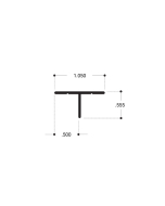 FHC Top Track/Divider 144" Aluminum Extrusion