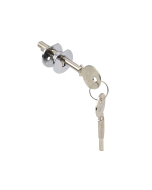 FHC Chrome Universal Plunger Lock Keyed Alike for 1/4" to 1/2" Glass 
