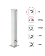 FHC 12" End 1" Air Space Partition Post